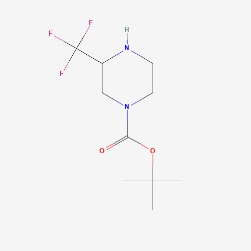 886779-69-7 tert-butyl 3-(trifluoromethyl)piperazine-1-carboxylate chemical structure