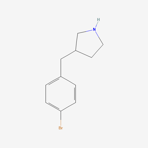 1158764-56-7 3-[(4-bromophenyl)methyl]pyrrolidine chemical structure