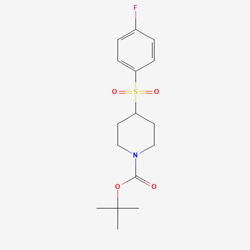 226398-50-1 tert-butyl 4-(4-fluorophenyl)sulfonylpiperidine-1-carboxylate chemical structure