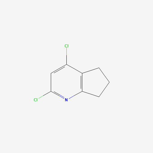 56946-65-7 2,4-dichloro-6,7-dihydro-5H-cyclopenta[b]pyridine chemical structure