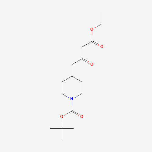 916791-39-4 tert-butyl 4-(4-ethoxy-2,4-dioxobutyl)piperidine-1-carboxylate chemical structure