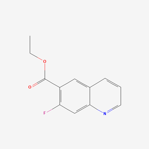 1185767-01-4 ethyl 7-fluoroquinoline-6-carboxylate chemical structure