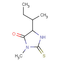 704-06-3 5-butan-2-yl-3-methyl-2-sulfanylideneimidazolidin-4-one chemical structure