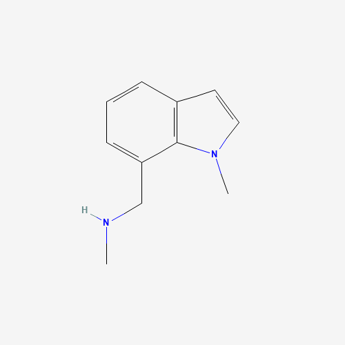 709649-75-2 N-methyl-1-(1-methylindol-7-yl)methanamine chemical structure