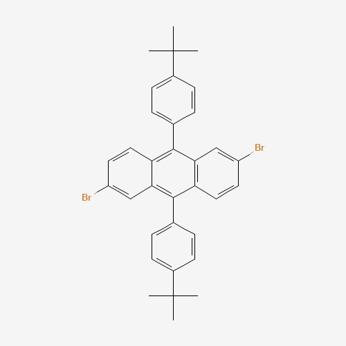 1187763-68-3 2,6-dibromo-9,10-bis(4-tert-butylphenyl)anthracene chemical structure