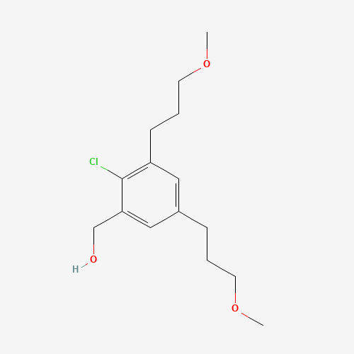 1266728-44-2 [2-chloro-3,5-bis(3-methoxypropyl)phenyl]methanol chemical structure