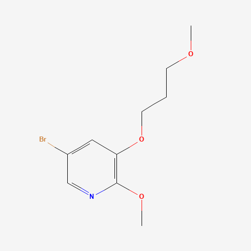 865156-71-4 5-bromo-2-methoxy-3-(3-methoxypropoxy)pyridine chemical structure