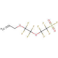 88986-39-4 1,1,2,2-tetrafluoro-2-(1,1,2,2-tetrafluoro-2-prop-2-enoxyethoxy)ethanesulfonyl fluoride chemical structure