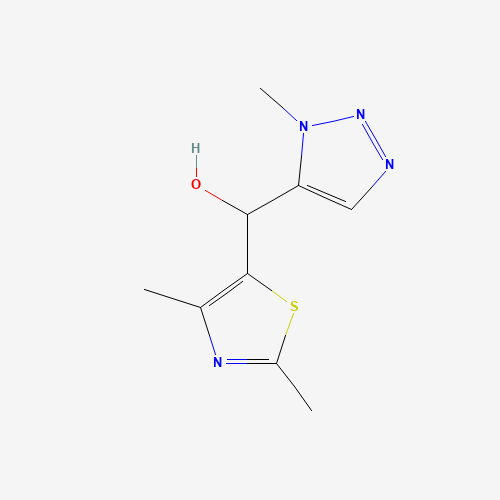 1599529-53-9 (2,4-dimethyl-1,3-thiazol-5-yl)-(3-methyltriazol-4-yl)methanol chemical structure