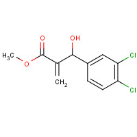 387865-05-6 methyl 2-[(3,4-dichlorophenyl)-hydroxymethyl]prop-2-enoate chemical structure