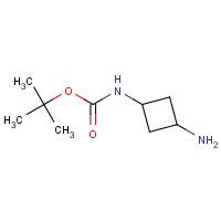 1090904-48-5 tert-butyl N-(3-aminocyclobutyl)carbamate chemical structure