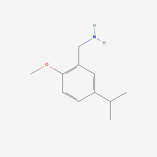 146603-95-4 (2-methoxy-5-propan-2-ylphenyl)methanamine chemical structure