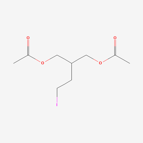 127047-77-2 [2-(acetyloxymethyl)-4-iodobutyl] acetate chemical structure