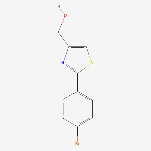 21160-53-2 [2-(4-bromophenyl)-1,3-thiazol-4-yl]methanol chemical structure