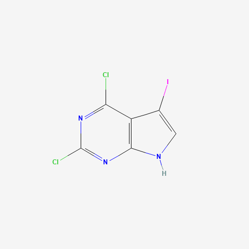1012785-51-1 2,4-dichloro-5-iodo-7H-pyrrolo[2,3-d]pyrimidine chemical structure