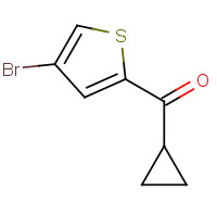 1065185-71-8 (4-bromothiophen-2-yl)-cyclopropylmethanone chemical structure