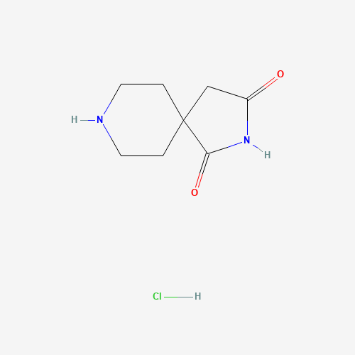 2696-03-9 2,8-diazaspiro[4.5]decane-1,3-dione;hydrochloride chemical structure