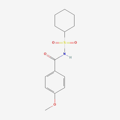 15241-43-7 N-cyclohexylsulfonyl-4-methoxybenzamide chemical structure