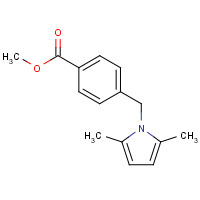 1083350-92-8 methyl 4-[(2,5-dimethylpyrrol-1-yl)methyl]benzoate chemical structure