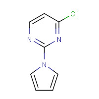 1251534-08-3 4-chloro-2-pyrrol-1-ylpyrimidine chemical structure