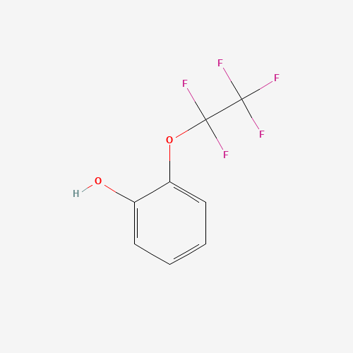 60702-00-3 2-(1,1,2,2,2-pentafluoroethoxy)phenol chemical structure