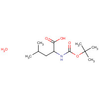 200937-21-9 4-methyl-2-[(2-methylpropan-2-yl)oxycarbonylamino]pentanoic acid;hydrate chemical structure