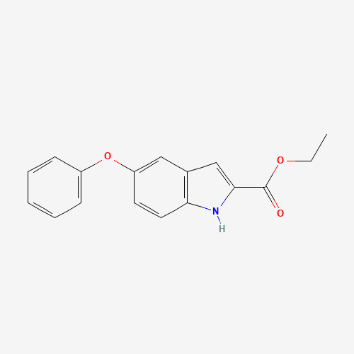 78304-51-5 ethyl 5-phenoxy-1H-indole-2-carboxylate chemical structure
