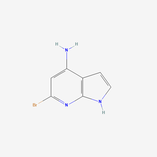 1000340-72-6 6-bromo-1H-pyrrolo[2,3-b]pyridin-4-amine chemical structure
