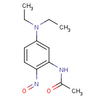 121081-57-0 N-[5-(diethylamino)-2-nitrosophenyl]acetamide chemical structure