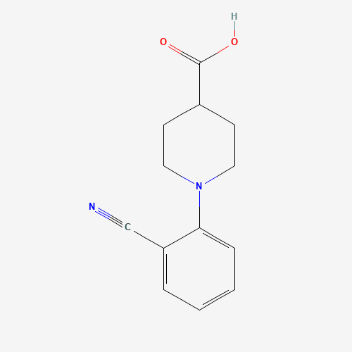 937601-79-1 1-(2-cyanophenyl)piperidine-4-carboxylic acid chemical structure