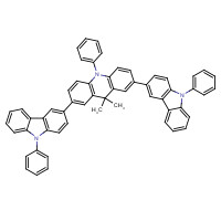 1333316-37-2 9,9-dimethyl-10-phenyl-2,7-bis(9-phenylcarbazol-3-yl)acridine chemical structure
