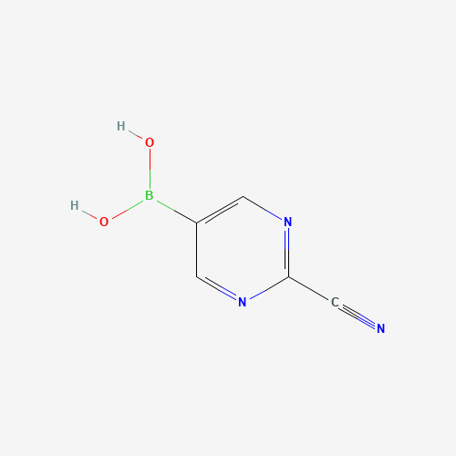 1164100-81-5 (2-cyanopyrimidin-5-yl)boronic acid chemical structure