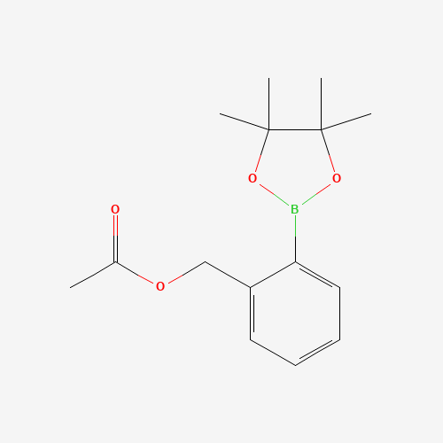 1235451-03-2 [2-(4,4,5,5-tetramethyl-1,3,2-dioxaborolan-2-yl)phenyl]methyl acetate chemical structure