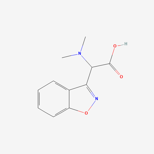 1007879-02-8 2-(1,2-benzoxazol-3-yl)-2-(dimethylamino)acetic acid chemical structure