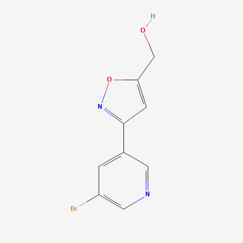 1231244-47-5 [3-(5-bromopyridin-3-yl)-1,2-oxazol-5-yl]methanol chemical structure