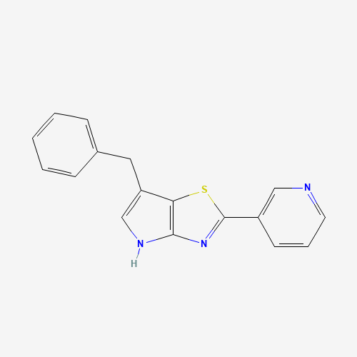 1312363-56-6 6-benzyl-2-pyridin-3-yl-4H-pyrrolo[2,3-d][1,3]thiazole chemical structure