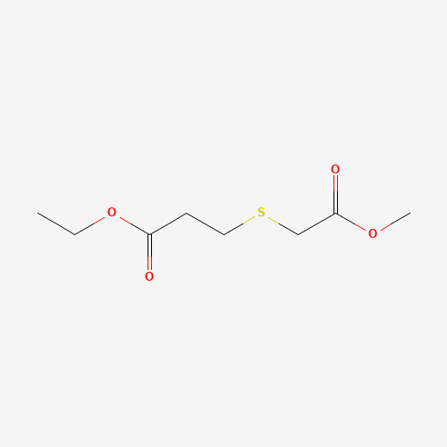 109483-00-3 ethyl 3-(2-methoxy-2-oxoethyl)sulfanylpropanoate chemical structure