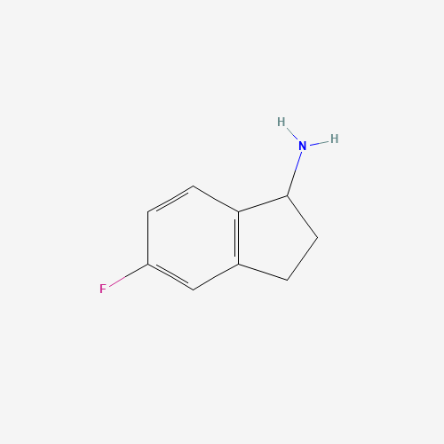 148960-33-2 5-fluoro-2,3-dihydro-1H-inden-1-amine chemical structure