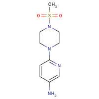 1017171-54-8 6-(4-methylsulfonylpiperazin-1-yl)pyridin-3-amine chemical structure