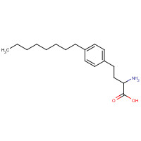 596820-19-8 2-amino-4-(4-octylphenyl)butanoic acid chemical structure