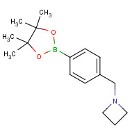 1036990-23-4 1-[[4-(4,4,5,5-tetramethyl-1,3,2-dioxaborolan-2-yl)phenyl]methyl]azetidine chemical structure
