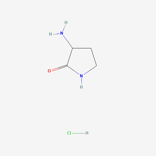 117879-49-9 3-aminopyrrolidin-2-one;hydrochloride chemical structure