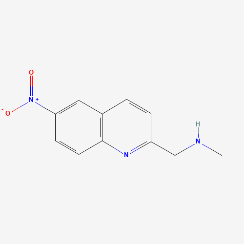 137898-54-5 N-methyl-1-(6-nitroquinolin-2-yl)methanamine chemical structure