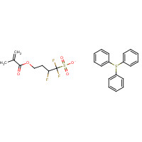 960012-02-6 1,1,2-trifluoro-4-(2-methylprop-2-enoyloxy)butane-1-sulfonate;triphenylsulfanium chemical structure