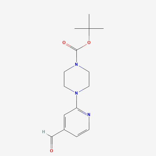 946409-13-8 tert-butyl 4-(4-formylpyridin-2-yl)piperazine-1-carboxylate chemical structure