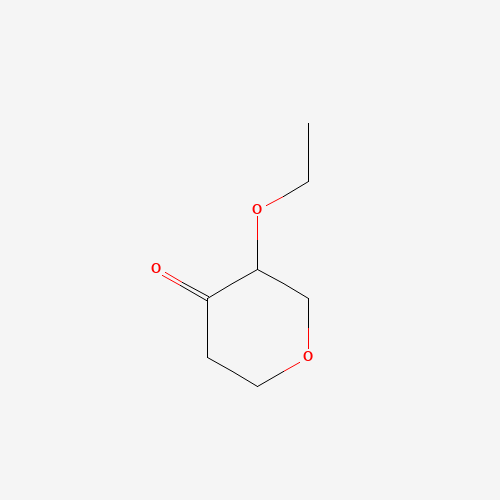 624734-18-5 3-ethoxyoxan-4-one chemical structure