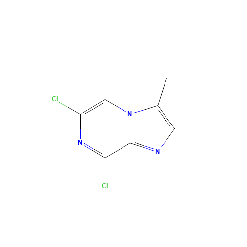 84066-16-0 6,8-dichloro-3-methylimidazo[1,2-a]pyrazine chemical structure