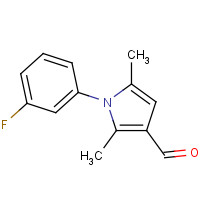 428497-01-2 1-(3-fluorophenyl)-2,5-dimethylpyrrole-3-carbaldehyde chemical structure