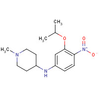 1462951-11-6 1-methyl-N-(4-nitro-3-propan-2-yloxyphenyl)piperidin-4-amine chemical structure