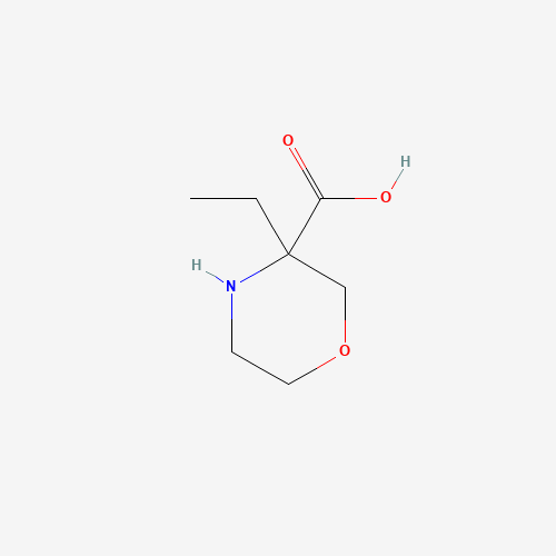 1519210-56-0 3-ethylmorpholine-3-carboxylic acid chemical structure